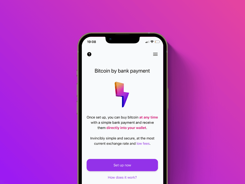 Screenshot of Pocket's Lightning top-up service