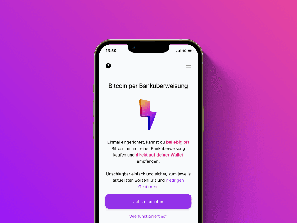 Bildschirmfoto von Pockets Lightning Top-Up Service