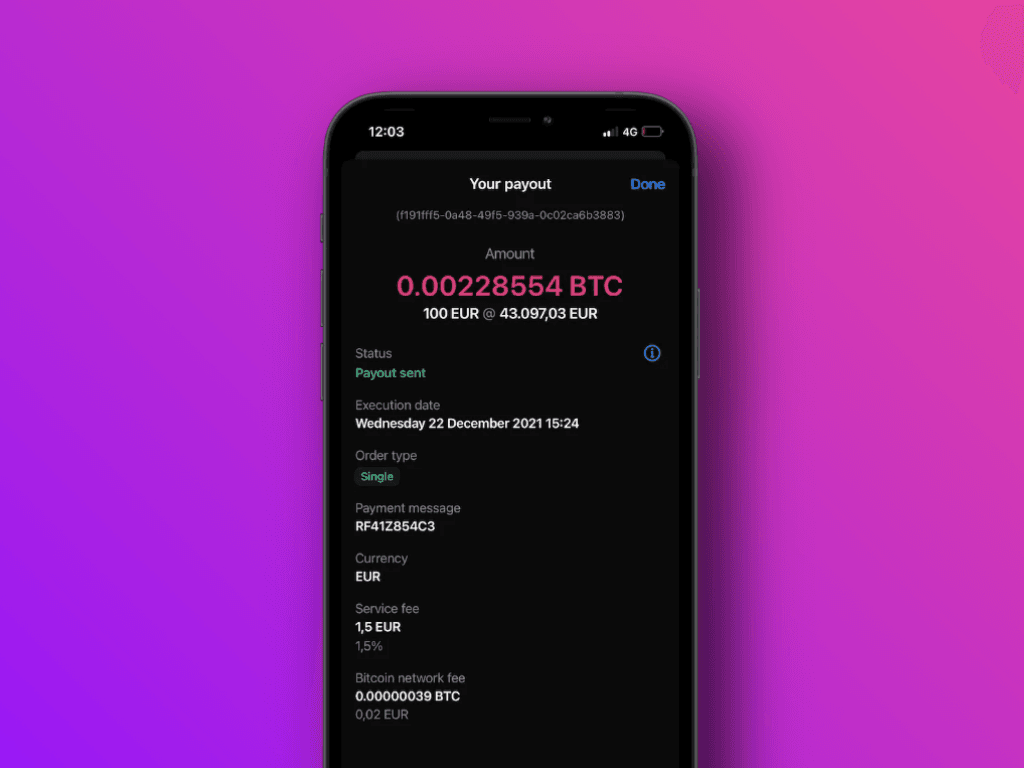 Screenshot of the Pocket app